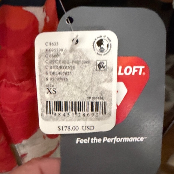 FP Movement by Free People Floral Quilted Vest - Red, Blue, Yellow - Picture 4 of 4